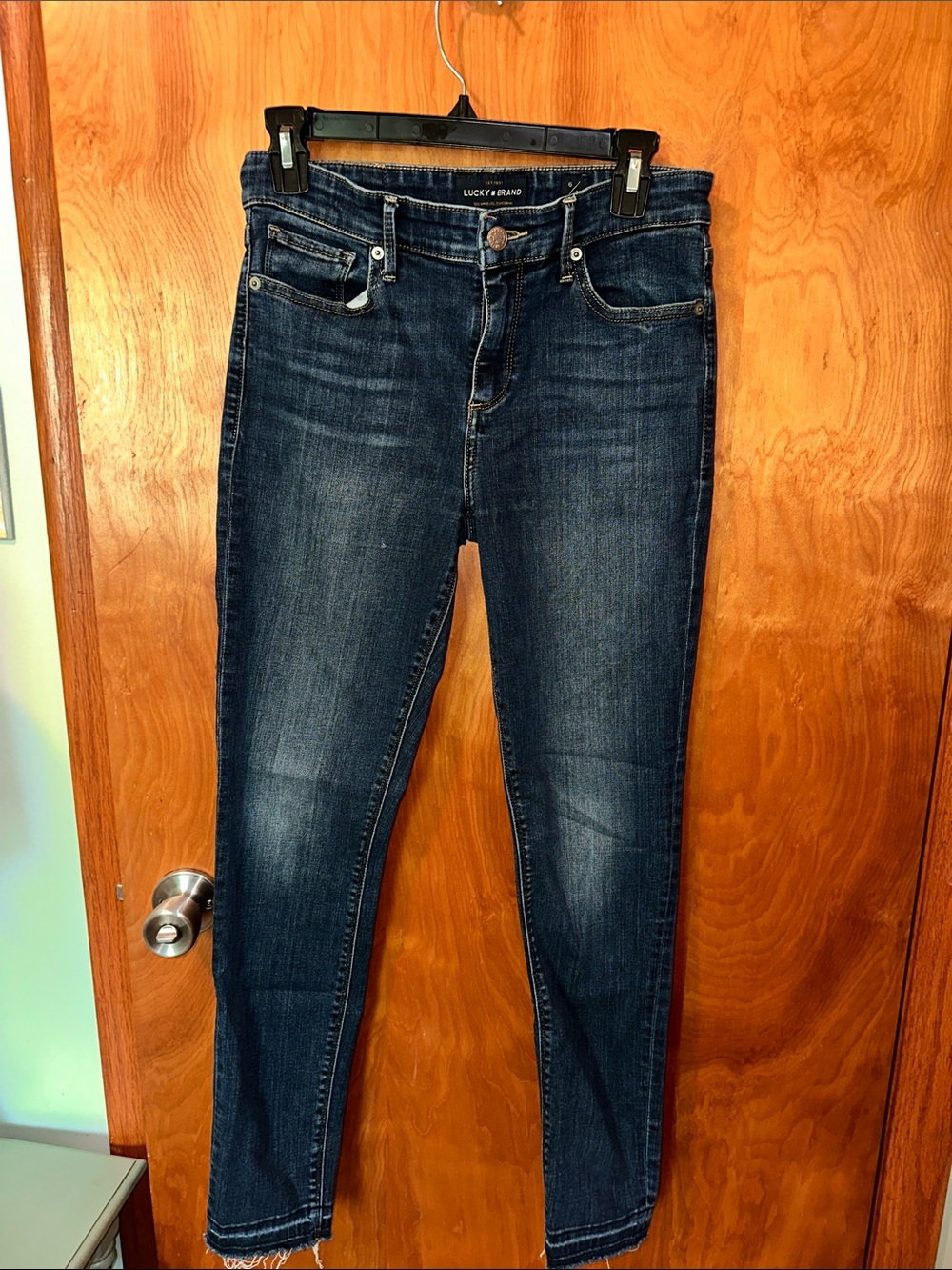 Lucky Brand Women's Dark Blue Skinny Jeans